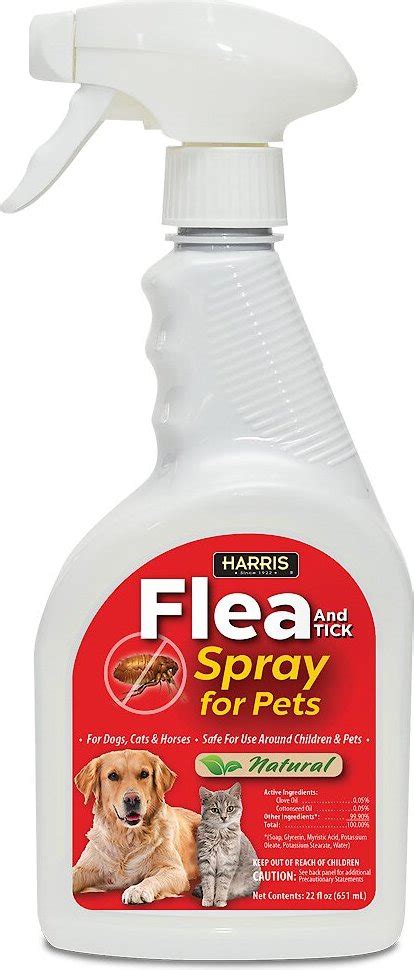 Harris Flea & Tick Dog & Cat Spray, 22-oz bottle - Chewy.com