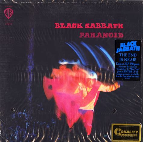 Black Sabbath - Paranoid - Deluxe Edition, Double 180 Gram Vinyl, 2XLP, Expanded, Rhino, 2016