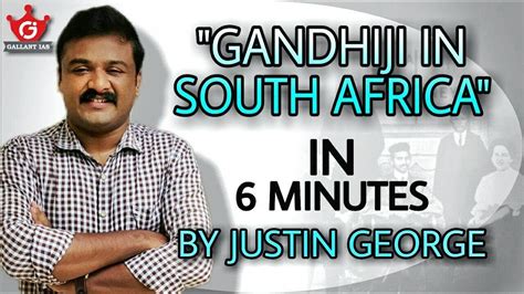 Gandhiji in South Africa in 6 Minutes|Modern India Quick Revision|UPSC 2020-2021 - YouTube