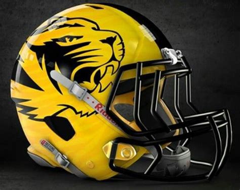 Missouri Tigers | Football helmets, Football helmet design, College football helmets