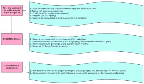 Epidermolysis bullosa acquisita treatment algorithm. | Download ...