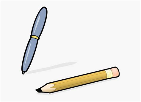 Pencil Writing Clipart Png - Pen And Pencil Clip Art, Transparent Png ...