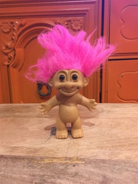 Pink Haired Troll Russ Troll Doll Pink Hair Rare Vintage 90's Troll ...