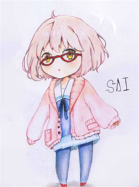 Colored pencil Art Mirai by shadownight234 on DeviantArt