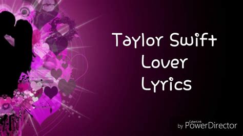 Taylor Swift - Lover (Lyrics) - YouTube