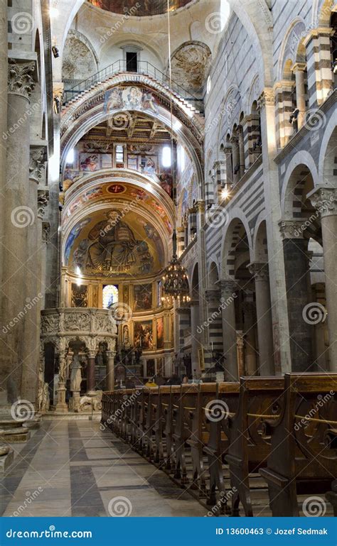 Pisa - Interior of Cathedral Editorial Stock Photo - Image of column, religiosity: 13600463