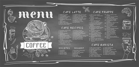 Download Coffee house menu. Restaurant cafe menu. for free | Coffee shop menu, Cafe menu, Menu ...