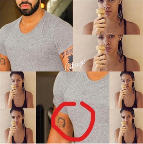 Drake got a Tattoo of RIhanna's Face on his arm? :mjlol" | Sports, Hip ...