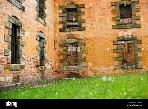 The ruins of the Penitentiary at the Port Arthur Historic Site. Port Arthur, Tasmania, Australia ...