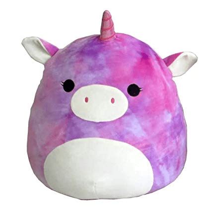 Squishmallow 13" Tie Dye Rainbow Unicorn, Large Super Soft Pillow Plush - Walmart.com