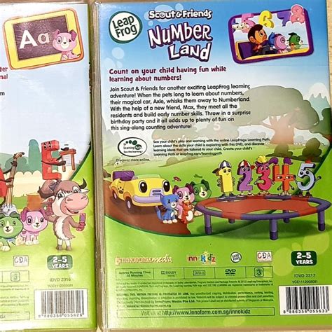 Leap Frog Scout & Friends Phonics Farm + Number Land, Music & Media ...