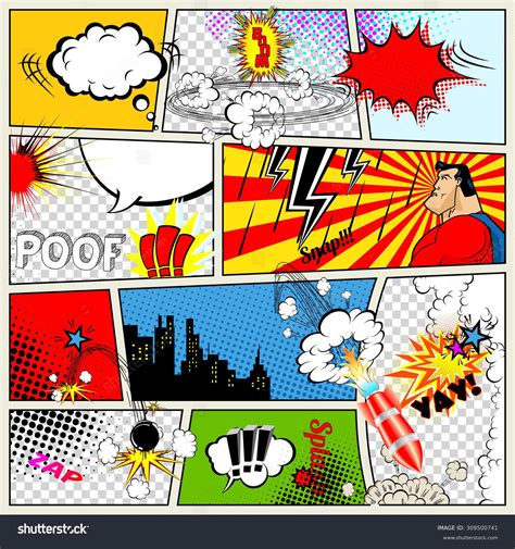 Superhero Comic Strips