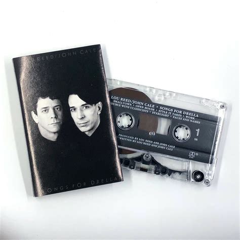 Mavin | LOU REED JJ CALE Songs For Drella Cassette Tape 1990 Art Rock Rare