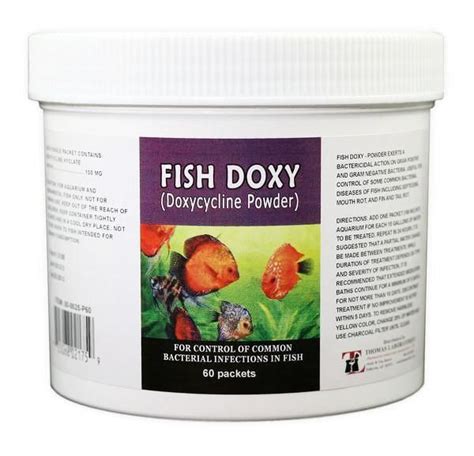 Fish Doxy - Doxycycline 100 mg Powder Packets (60 Count) - | Bacterial ...