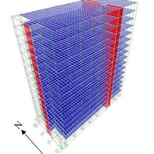 Building model in ETABS [10]. | Download Scientific Diagram