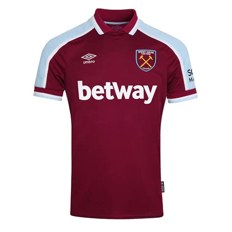 West Ham United 21/22 Home Jersey - SideJersey