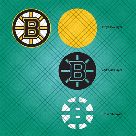 Boston Bruins Logo SVG / PNG Layered Cricut Cutting File | Etsy