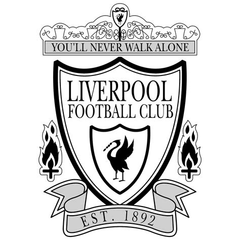 Liverpool FC Logo Black and White (2) – Brands Logos