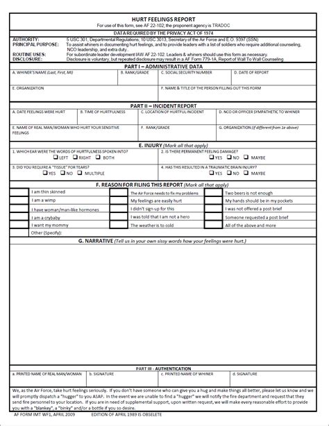 Butthurt Report Form Pdf