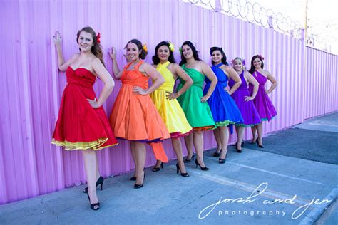 4 Rainbow Bridesmaids Dresses + Rock the Look with Accessories - Love ...