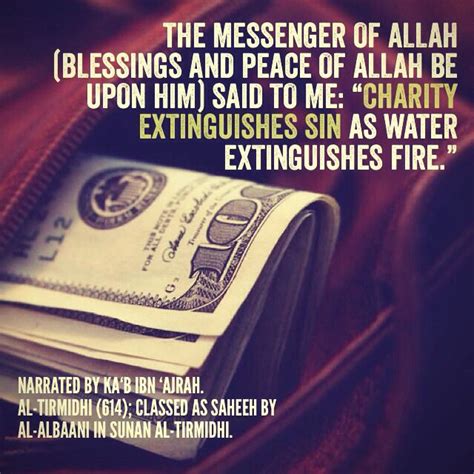 #Charity extinguishes #sin (#Islam) | Hadith | Pinterest | Charity ...