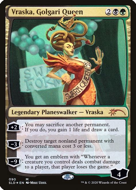 Vraska, Golgari Queen · Secret Lair Drop (SLD) #90 · Scryfall Magic The ...