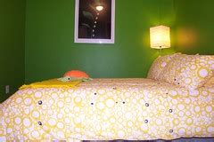 Very cozy green guest bedroom | Very cozy green guest bedroo… | Flickr