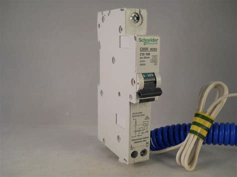 Schneider RCBO 10 Amp 30mA Type C 10A C60H Multi9 C60HC10R30 Merlin ...