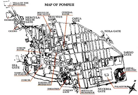 Map of Pompeii | Ancient Pompeii Map - Maria Milani