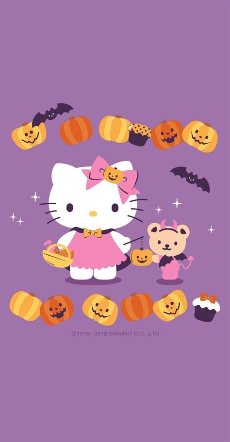 Hello Kitty | Hello kitty halloween wallpaper, Hello kitty halloween, Hello kitty wallpaper