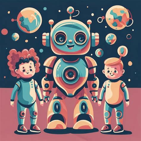 Premium Vector | 2d vector illustration Artificial intelligence and the ...