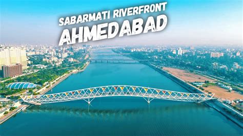 Sabarmati River Front Ahmedabad 4K Drone View 2022 - YouTube