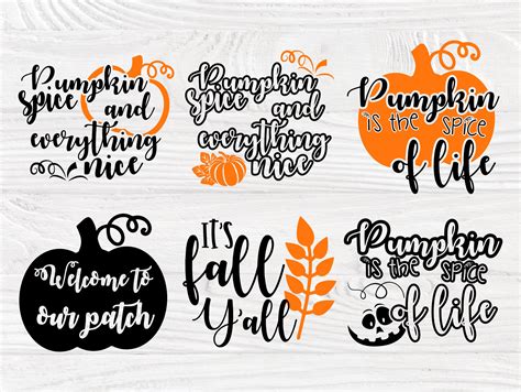 Fall pumpkin SVG Fall svg Bundle cut files Pumpkin | Etsy