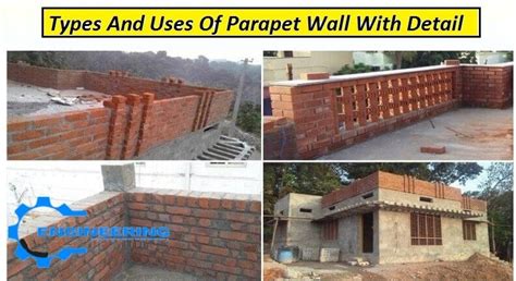 Types And Uses Of Parapet Wall With Detail - Engineering Information Hub