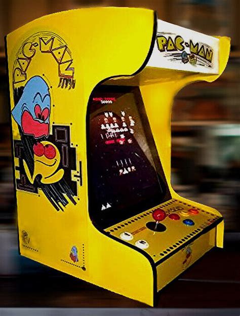 Arcade Machine Yellow Pac-Man Tabletop with 412 Classic Games - Free Shipping - Doc & Pies ...
