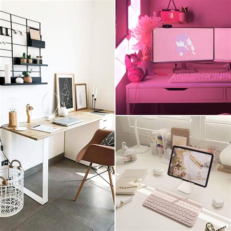 30+ Aesthetic Desk Ideas for Your Workspace | Gridfiti