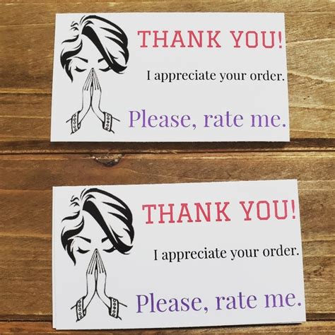 Office | Thank You Cards Business Card Size3x2 Inch Cards | Poshmark