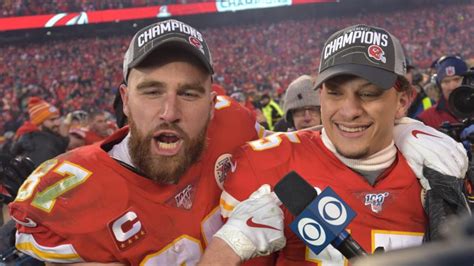 Watch: Patrick Mahomes, Travis Kelce continue Super Bowl celebration at ...