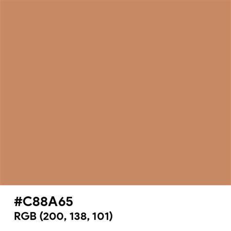 Antique Brass color hex code is #C88A65