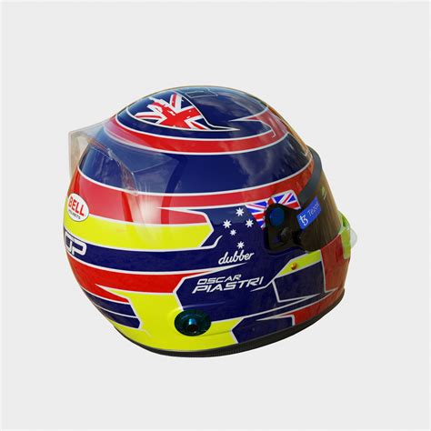 F1 Oscar Piastri Helmet 2023 - 3D Model by Cactus3D