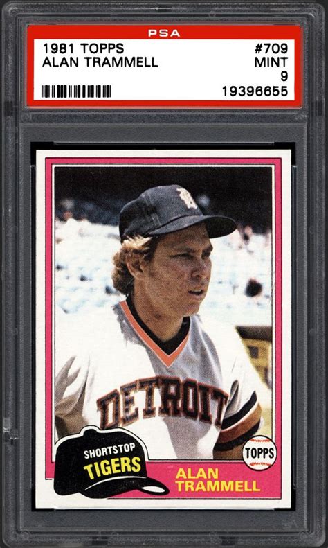 Auction Prices Realized Baseball Cards 1981 Topps Alan Trammell