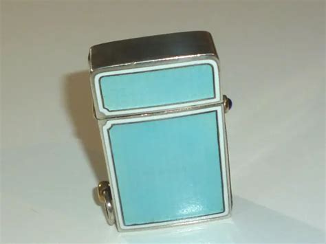 VINTAGE SEMI-AUTOMATIC IMPERATOR Lighter With Enamel Lacquer - 935 Solid Silver £5,165.24 ...