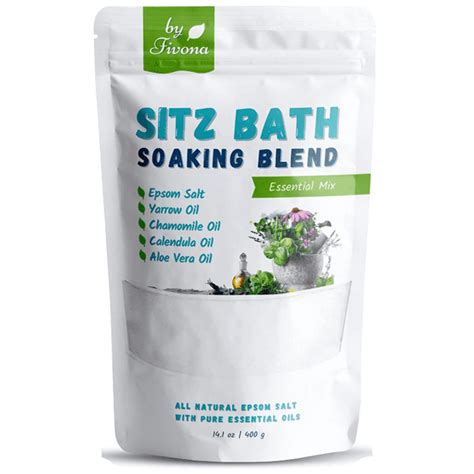 Hemorrhoids Sitz Bath Soak Blend of Epsom Salt with Essential Oils for ...