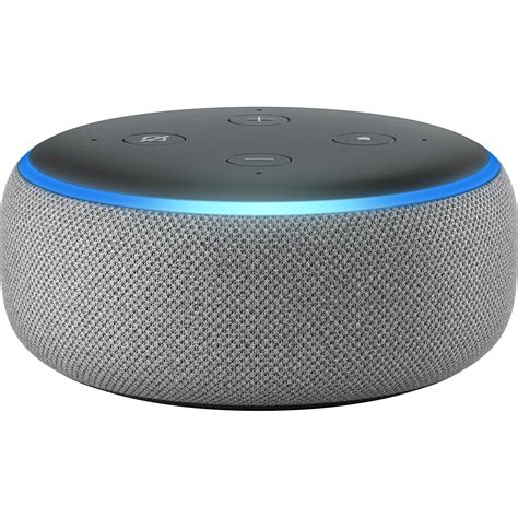 Amazon Echo Dot (3rd Generation, Heather Gray) B07PDHSLM6 B&H