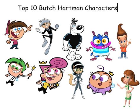 Top 10 Butch Hartman Characters by briancabillan on DeviantArt