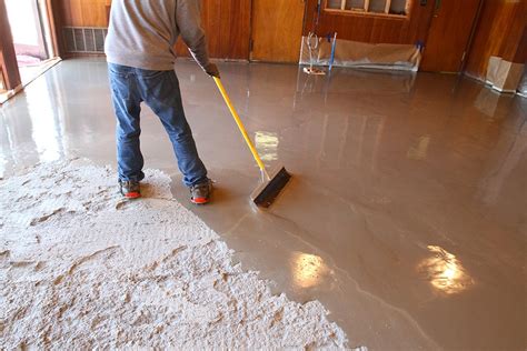 Leveling Garage Floor With Thinset - Image to u