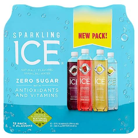 Sparkling Ice Naturally Flavored Sparkling Water, 17 fl oz, 12 count ...