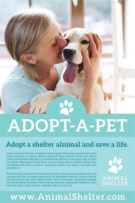 Adopt-A-Pet Poster Template | MyCreativeShop