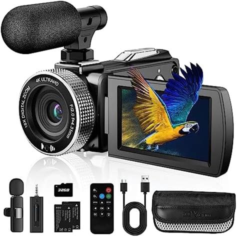 4K Video Camera for YouTube, Ultra HD 4K Digital Camcorder with ...