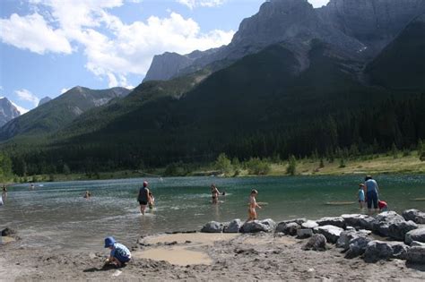 quarry lake, Canmore, Alberta, Canada - swimming hole for this summer ...